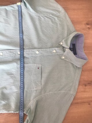 Tommy Hilfiger Camisa Manga Corta L Verde Cuadros