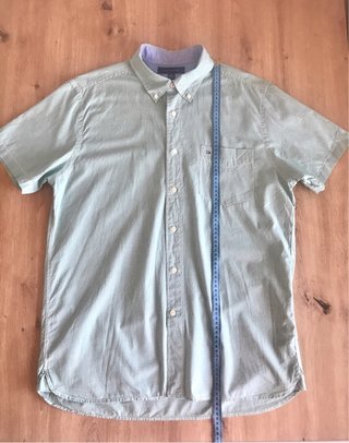 Tommy Hilfiger Camisa Manga Corta L Verde Cuadros