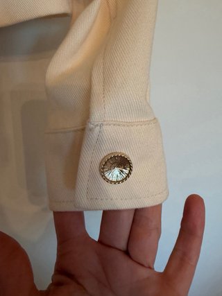 Chaqueta Zara Beige Talla M
