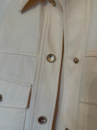 Chaqueta Zara Beige Talla M