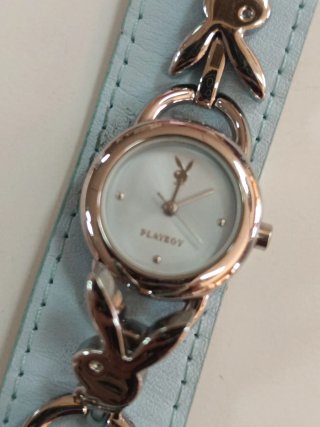 Reloj Playboy Azul y Plateado