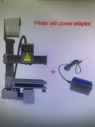 Stampante 3D EasyThreed con adattatore