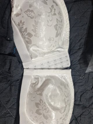 Sujetador strapless talla grande blanco