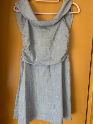 Vestido de verano azul talla L