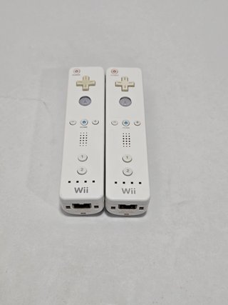 2 mandos wii blancos originales nintendo wii