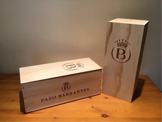 2 Cajas Madera con Tapa Corredera medida especial