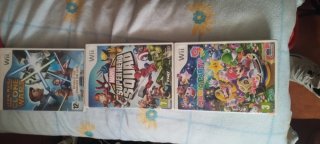 Pack 3 Juegos Wii: Star Wars, Hero Up!, Mario Part