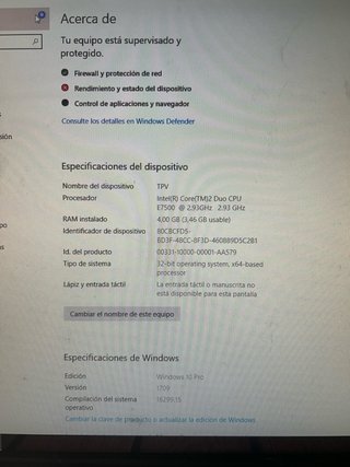 Ordenador sobremesa Intel Core 2 Duo