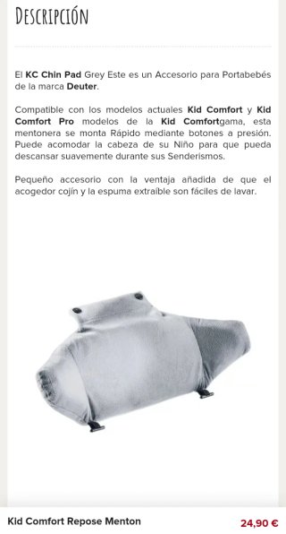 Almohadilla Deuter Mochila Portabebés