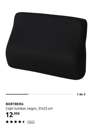 Silla de oficina giratoria Ikea negra