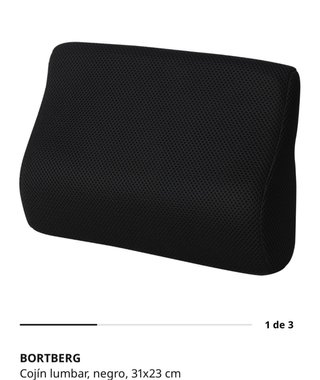 Silla de oficina giratoria Ikea negra