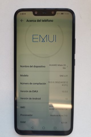 Huawei Mate 20 Lite Negro