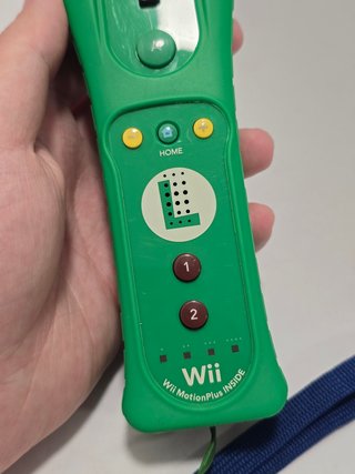 Controller Wii Luigi con Motion Plus originale Nintendo