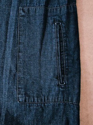 Vestido vaquero Mango azul