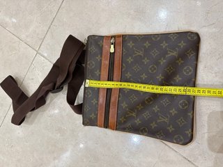 Borsa tracolla Louis Vuitton marrone