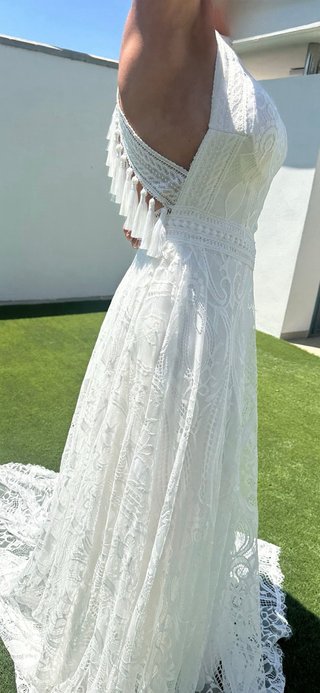 Vestido de Novia Blanco Encaje sin estrenar
