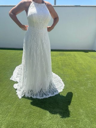 Vestido de Novia Blanco Encaje sin estrenar