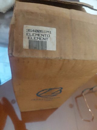 Dos filtros Elemento 35d40051M1
