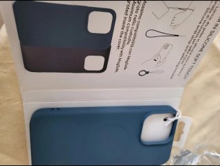 Cover Silicone Blu MagSafe iPhone 14 Pro Max