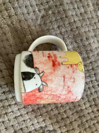 Juego de 4 tazas de porcelana