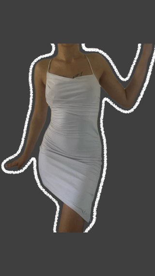 Vestido blanco midi Talla S-XS