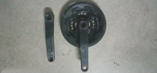 Monoplato y pedalier MTB RockRider Btwin