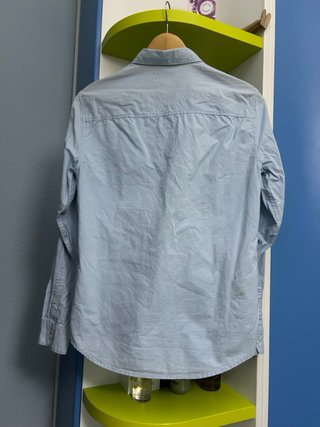 Camisa Bershka azul hombre Talla S