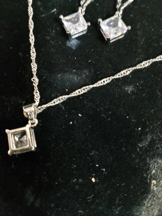 Set gioielli argento con scatola regalo