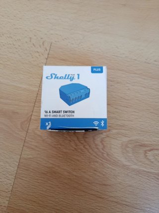 Shelly Plus 1 Relé Wi-Fi y Bluetooth