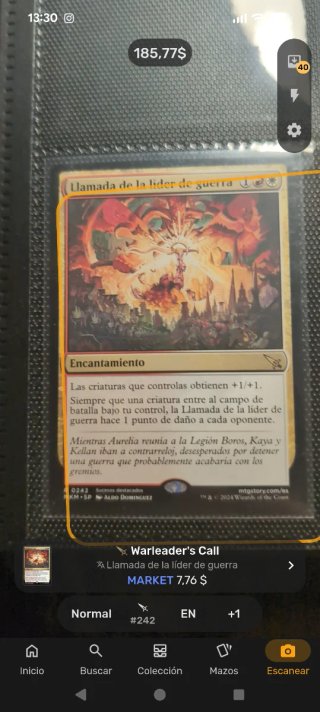 Carta Magic Warleader's Call