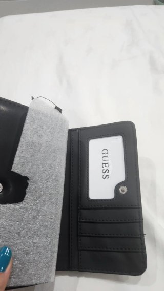 Monedero Guess Negro Nuevo