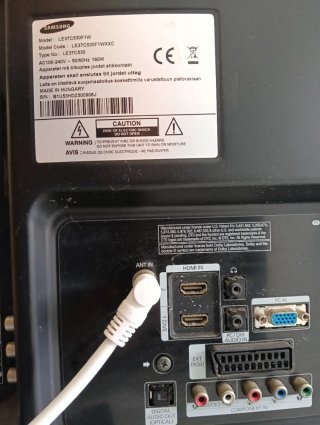 Televisor Samsung 37 Negro/Plata
