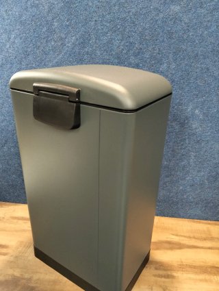 Cubo de Basura SONGMICS 30L Gris Verdoso Pedal