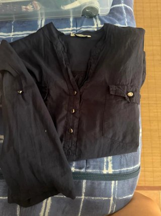 Camisa azul señora talla M