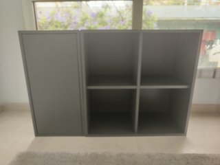 Estantería modular gris Ikea