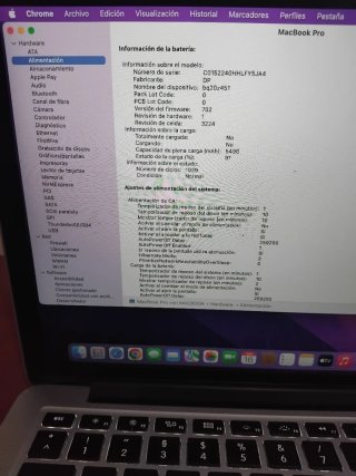 MacBook Pro 13 2015 Plata