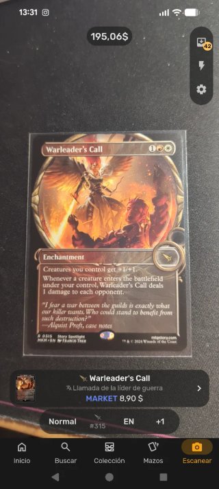 Carta Magic Warleader's Call MKM EN