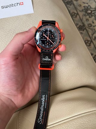 Swatch x Omega Mission to Earth Lava