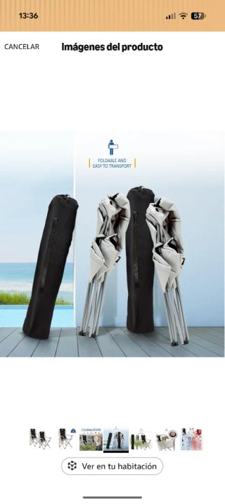 Sillas de camping altas plegables Sunmer
