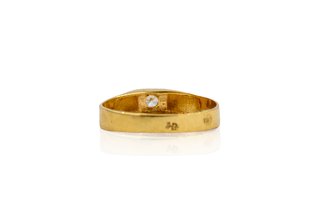 Anillo solitario bebé oro 18k - ref.15314