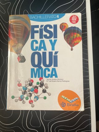 Física y Química 1 Bachillerato Nueva etapa Bruño