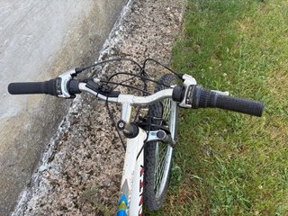 Bicicleta Monty Blanca y Azul