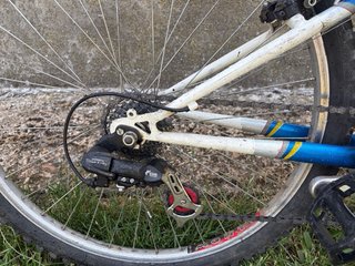 Bicicleta Monty Blanca y Azul