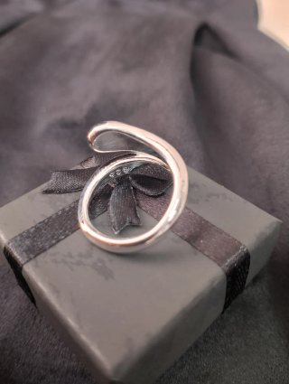 Anello Argento Regolabile Nuovo con scatola