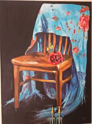 Lienzo al óleo pintado a mano 100x70
