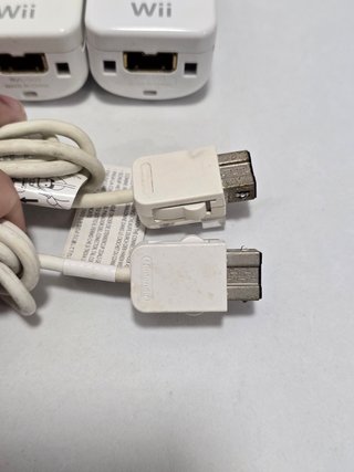 2 mandos nintendo wii + 2 nunchuk blanco .