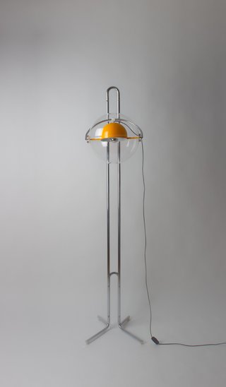 Lámpara Pie Rafael Carreras Tramo 70s Transparente
