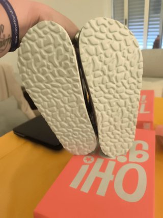 Sandalias doradas y rosas talla 37