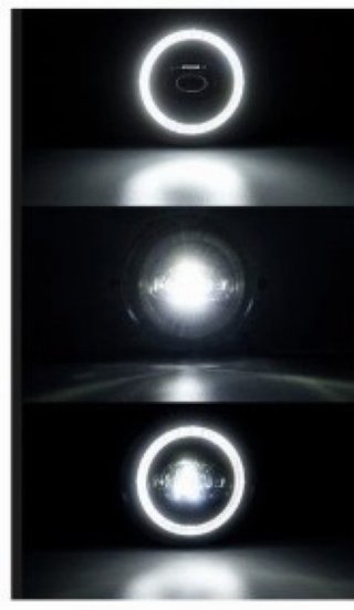 Antinieblas Mini con posición LED tipo aro,