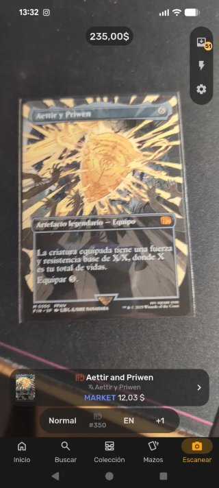 Carta Magic Aettir y Priwen